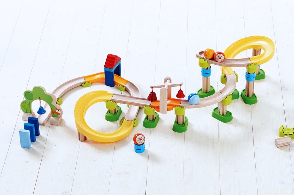 Circuit à Bille HABA Kullerbü Step-by-Step - Jeu De Construction évolutif - Pour Enfants 2 Ans Et Plus